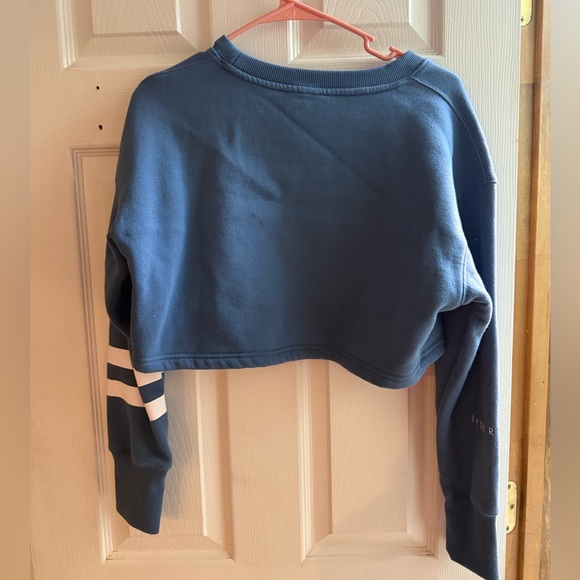 Ryderwear Tops - Ryderwear Blue Cropped Sweatshirt
